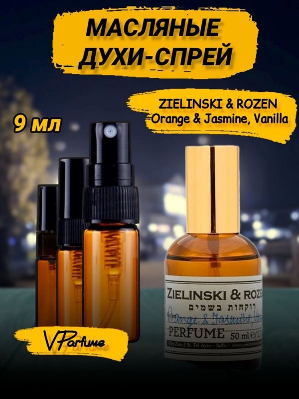 Oil perfume spray Zielinski ORANGE & JASMINE (9 ml)